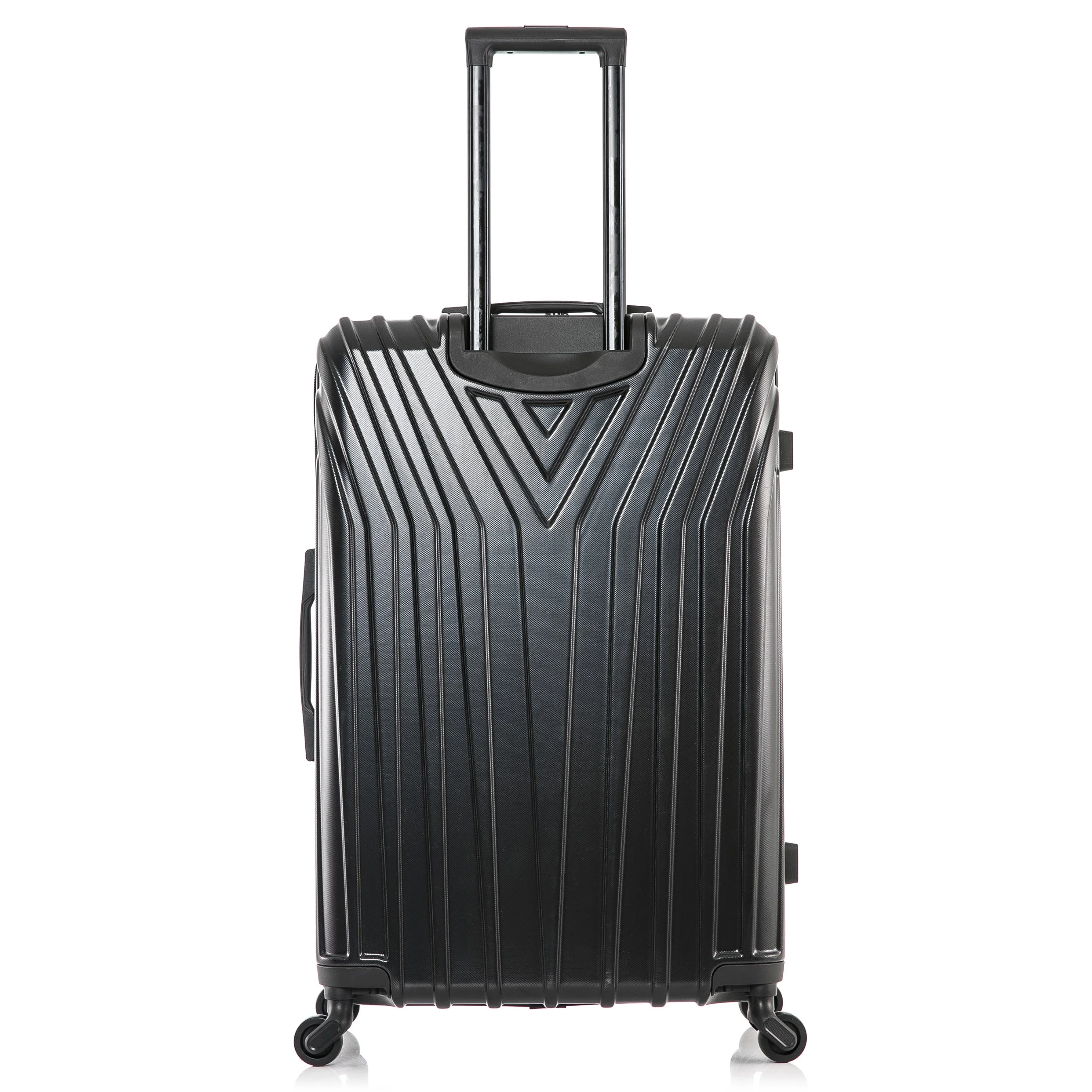 InUSA Vasty 28" Hardside Lightweight Luggage with Spinner Wheels, Handle, and Trolley, Gray