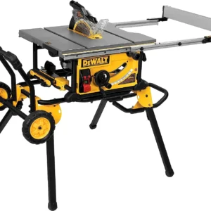 DEWALT 10 Inch Table Saw, 32-1/2 Inch Rip Capacity, 15 Amp Motor, With Rolling