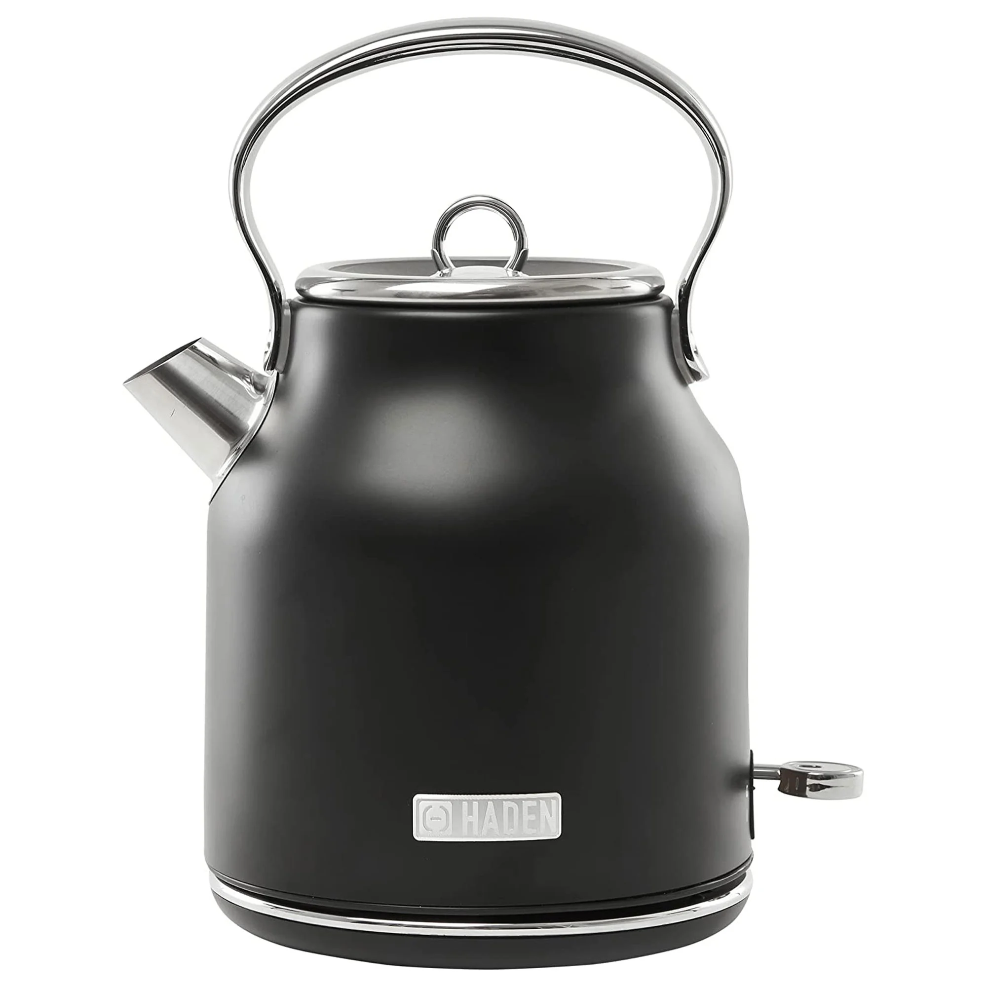 Haden Heritage 1.7 Liter Electric Kettle with 2 Slice Bread Toaster, White