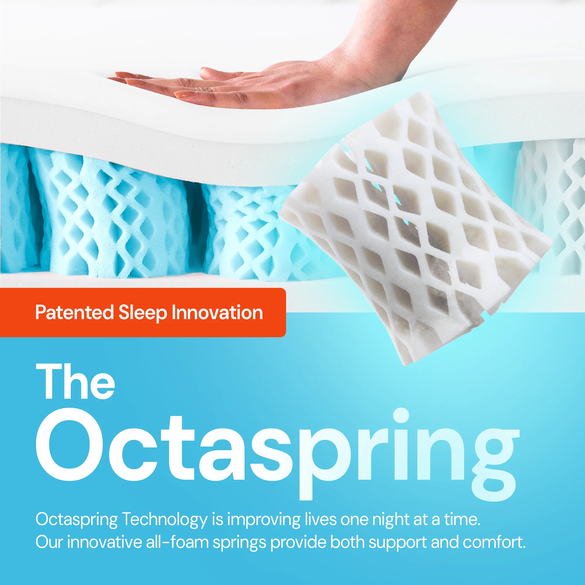 Dormeo Premium Mattress Topper Queen Bed Cooling Mattress Pad with Octaspring Technology