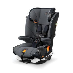 Chicco MyFit Harness and Booster Car Seat - Fathom (Grey/Blue). New