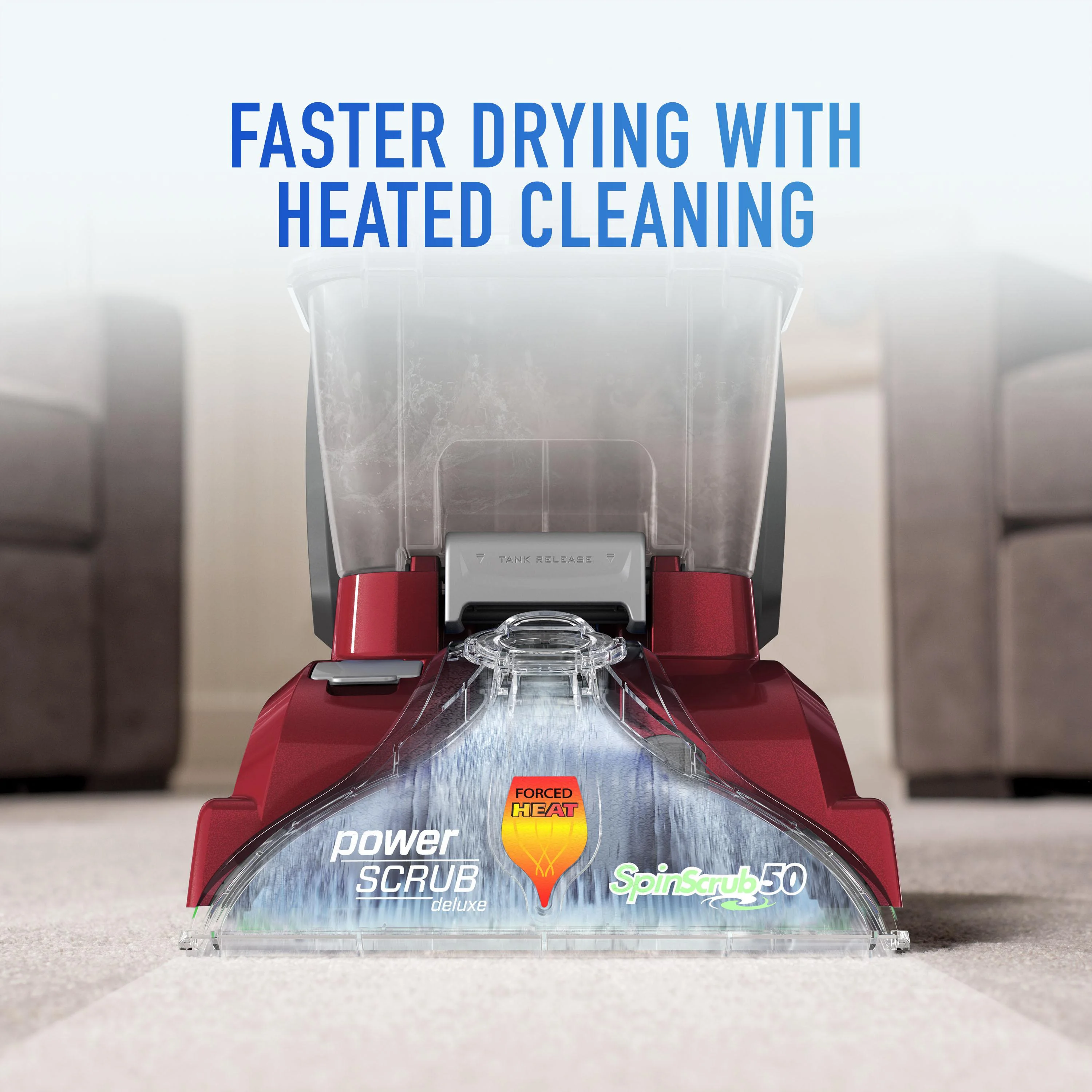 Hoover PowerScrub Deluxe Upright Carpet Cleaner Machine, FH50150V