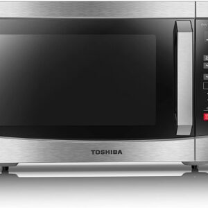 Toshiba 1.6 cu. ft. Microwave Oven with Inverter Technology, 1250 Watts, LCD Display and Smart Sensor, Stainless Steel, ML-EM45PIT(SS)