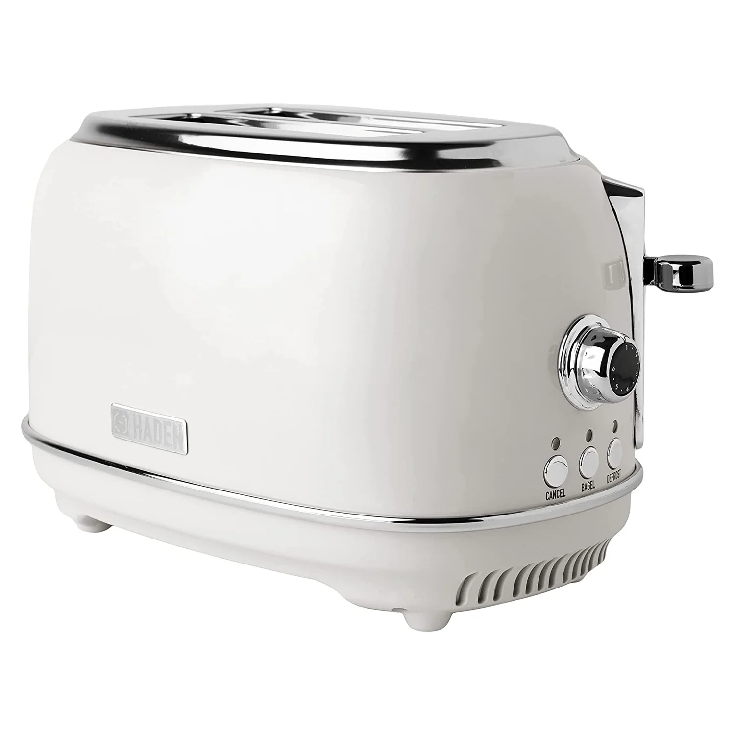 Haden Heritage 1.7 Liter Electric Kettle with 2 Slice Bread Toaster, White
