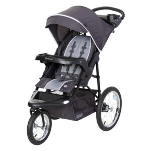 Baby Trend Xcel-R8 Plus Jogging Stroller with LED Lights. Liberty Grey