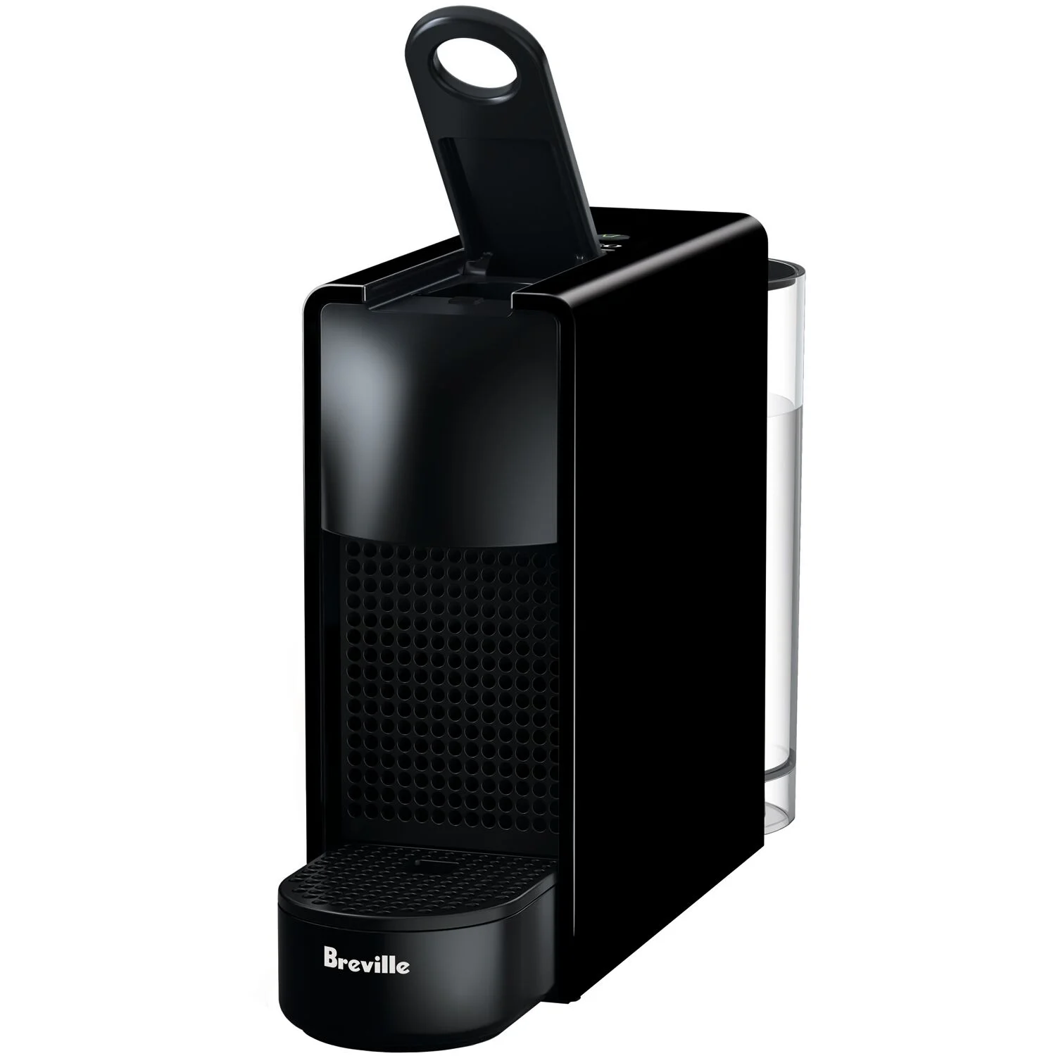 Breville New Nespresso Essenza Mini Single-Serve Machine Aeroccino Milk Frothier, Black