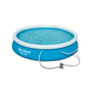 Bestway - Fast Set Outdoor Swimming Pool Set, 12 feet x 30 inches (Includes Pool & Filter Pump)