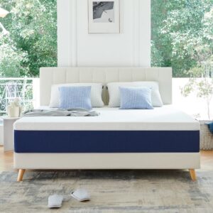 Twin Mattress, JIAVA 8" Medium Gel Memory Foam Mattress with Pressure Relief for Adult