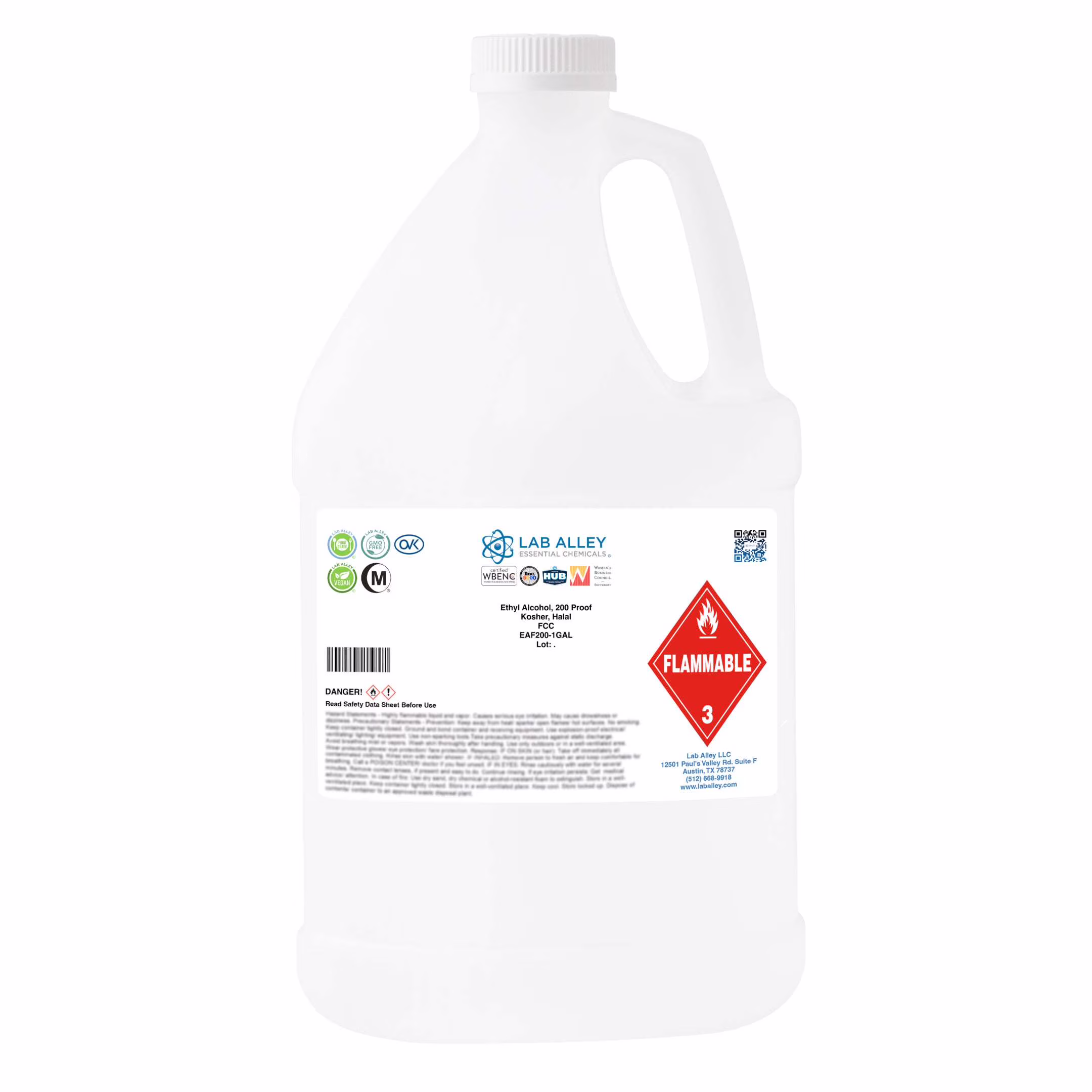 Food Grade Ethanol, 200 Proof