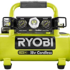 Ryobi 18-Volt ONE+ Cordless 1 Gal. Portable Air Compressor (Tool Only)