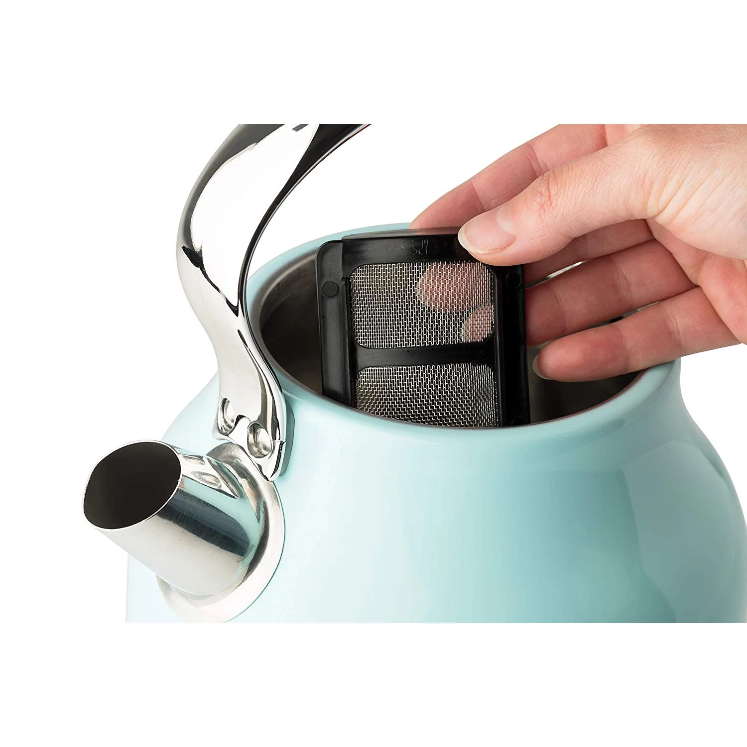 Haden Heritage 1.7 Liter Electric Kettle with 2 Slice Bread Toaster, White