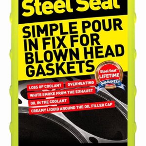 Steel Seal Blown Head Gasket Fix Repair Sealer for 4 Cylinder Engines