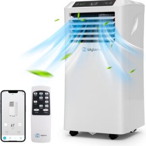 10,000 BTU Portable Air Conditioners Smart WIFI Remote Control, 3-in-1 Portable AC Unit, Dehumidifier and Fan