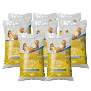 Premium Chicken Sand, Odor Eliminating Bedding for Coops, 50 Lb Bag, 8 Pack