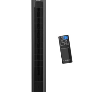 Lasko Xtra Air? 48" 4-Speed Oscillating Remote Controlled Tower Fan, Black T48336