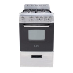 Avanti 20" Compact Gas Range Oven, in Stainless Steel (GR2013CSS)