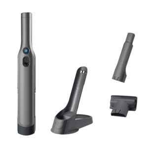 Shark Cordless Handheld Vacuum , Wandvac, for Pet Hair, Carpet & Car, Powerful suction, high speed brushless motor, ultralight weight, with easy emptying and charging dock, WV200, Graphite