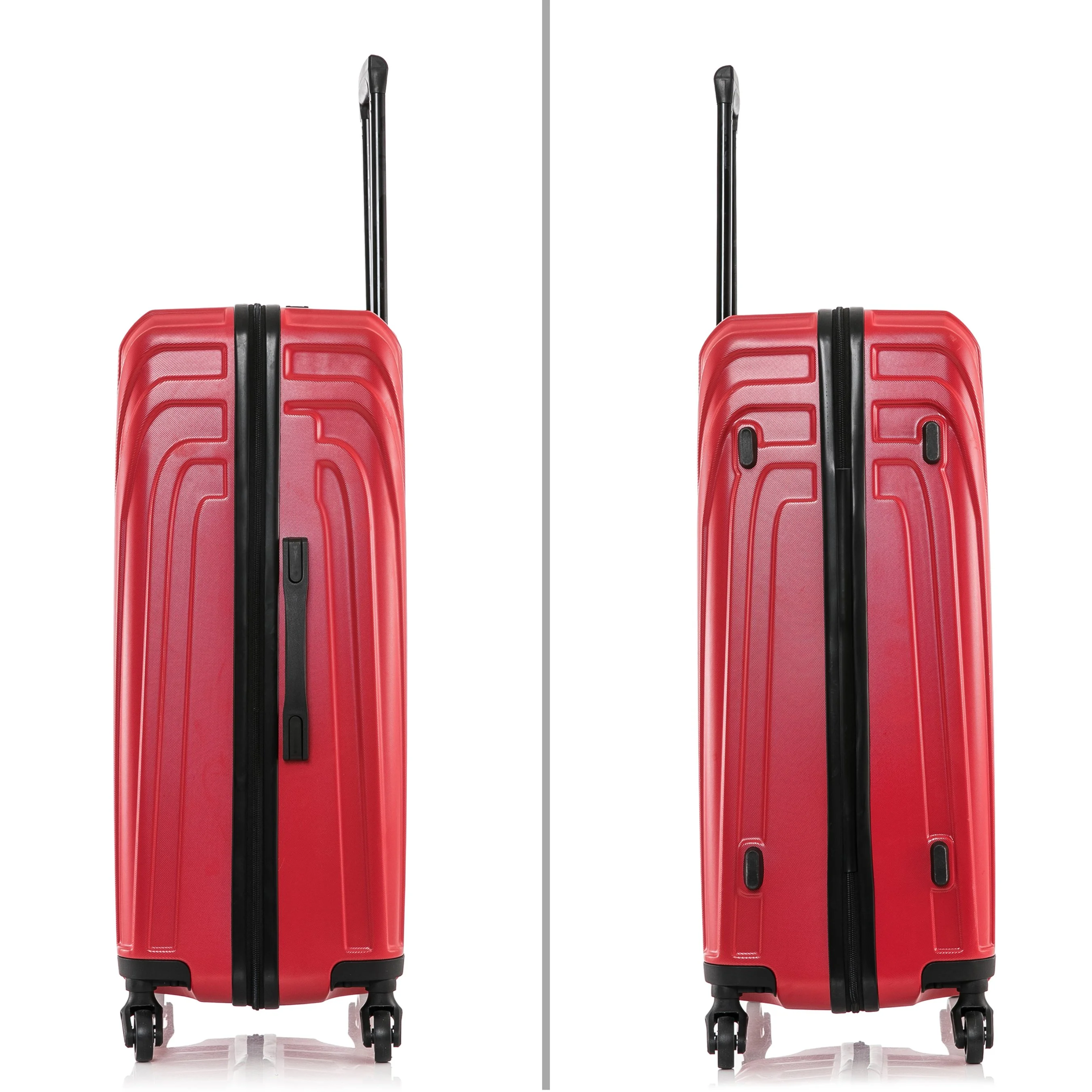 InUSA Vasty 28" Hardside Lightweight Luggage with Spinner Wheels, Handle, and Trolley, Gray