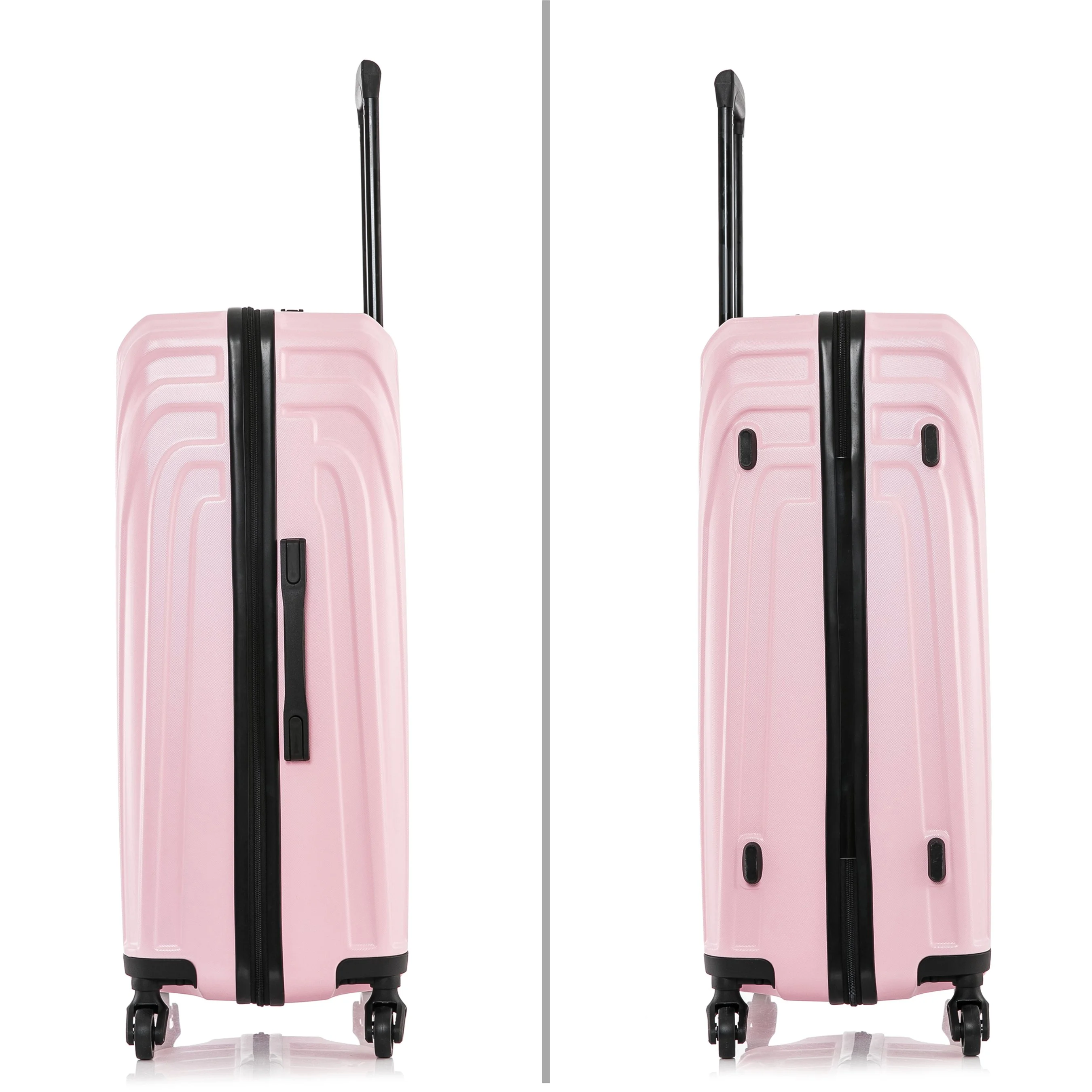InUSA Vasty 28" Hardside Lightweight Luggage with Spinner Wheels, Handle, and Trolley, Gray