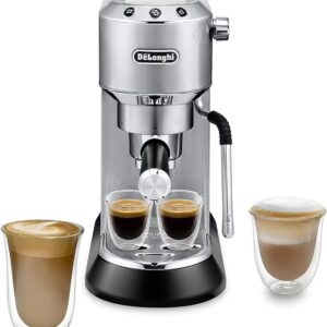 De'Longhi Dedica Arte 15-Bar, 2-Cup Metal Espresso Machine