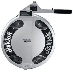 Disklok Security Device - Steering Wheel Lock - Silver - Left Hand Drive (LHD)