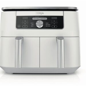 Ninja Foodi 6-in-1, 8 Quart 2-Basket Air Fryer with DualZone Technology -White