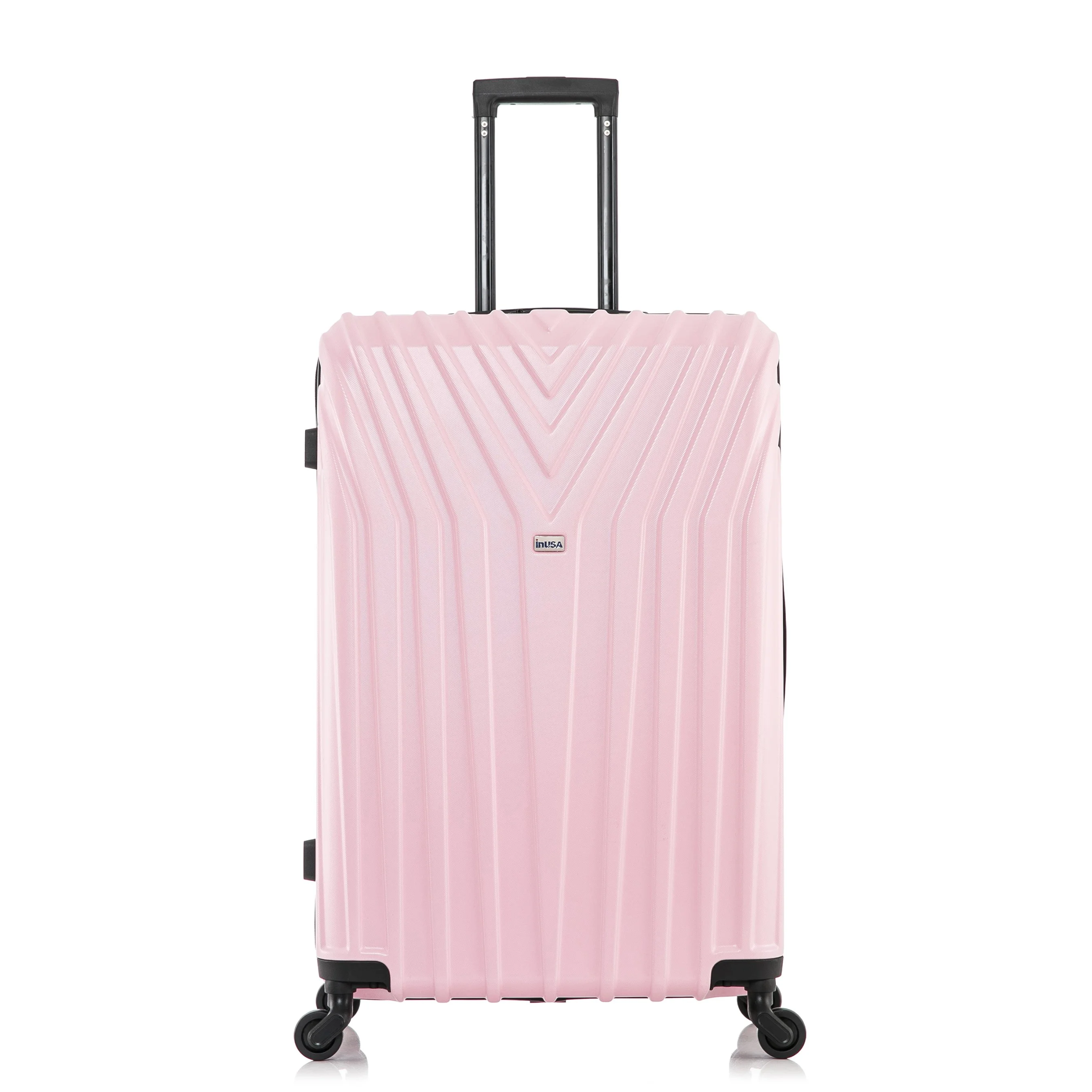 InUSA Vasty 28" Hardside Lightweight Luggage with Spinner Wheels, Handle, and Trolley, Gray