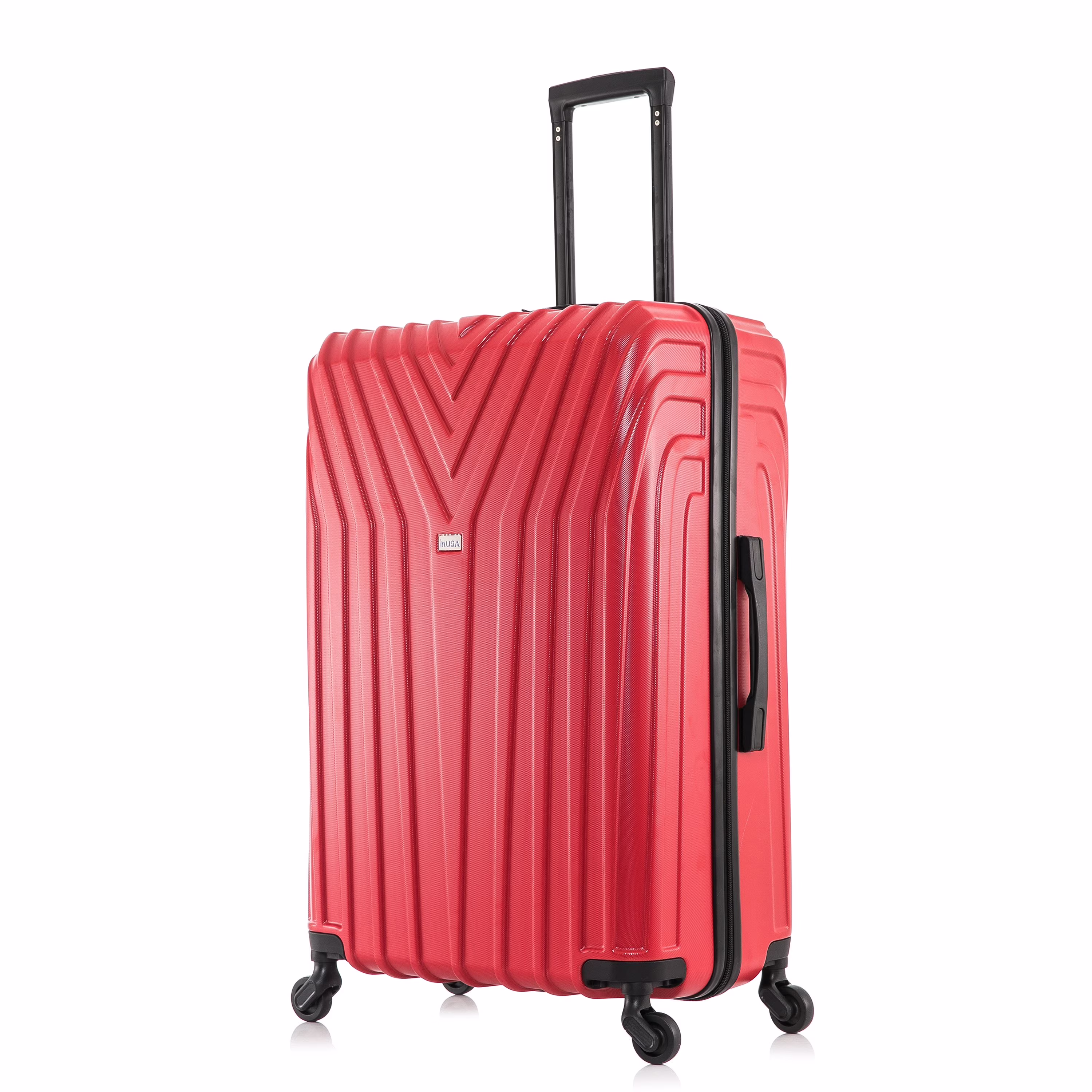 InUSA Vasty 28" Hardside Lightweight Luggage with Spinner Wheels, Handle, and Trolley, Gray