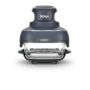Ninja Crispi 4-in-1 Portable Glass Air Fryer Cooking System, 4-Qt & 6-Cup Containers, Cyberspace