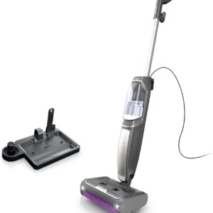 Shark Steam Pickup 3-in-1 Steam Mop Picks Up Debris, Deep Scrubs, & Steam Sanitizes - All At Once, Lightweight Steam Cleaner for Home with Sealed Hard Floors like Hardwood, Tile & Laminate, SD201